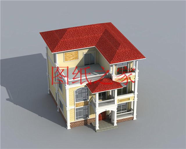 11X11米農村三層別墅設計圖紙，省錢又省地，是你最好的選擇！