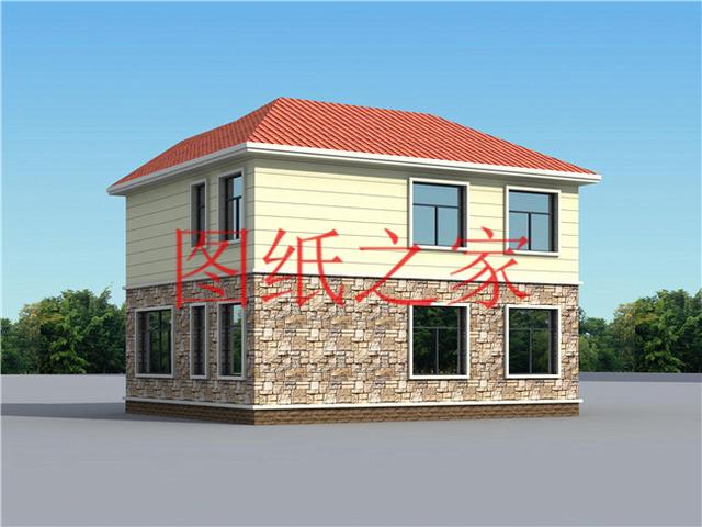 6套農村二層小別墅，11X10、10X11米兩種戶型，造價只要20多萬！