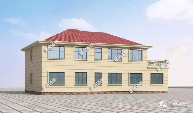 大戶型的農村自建房方案，復式客廳，建了睡覺偷著笑