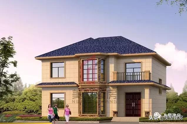 現代風格農村二層別墅設計，實在是太美了，回家建套符合你氣質的別墅吧