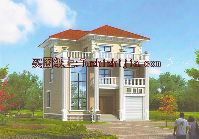 新農村三層樓房設計圖,造價17萬圖片含設計，簡單好看還省錢！