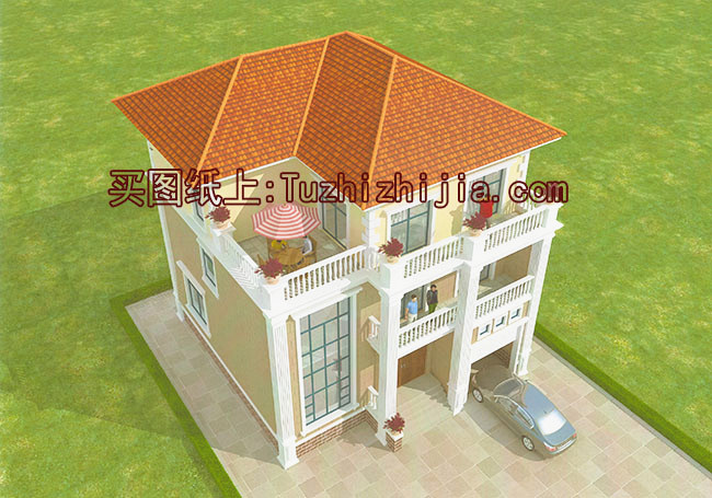 新農村三層樓房設計圖,造價17萬圖片含設計，簡單好看還省錢！