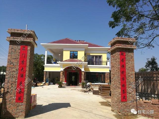 江西農村小伙自建歐式別墅，30萬建房40萬裝修我打100分，不怕驕傲