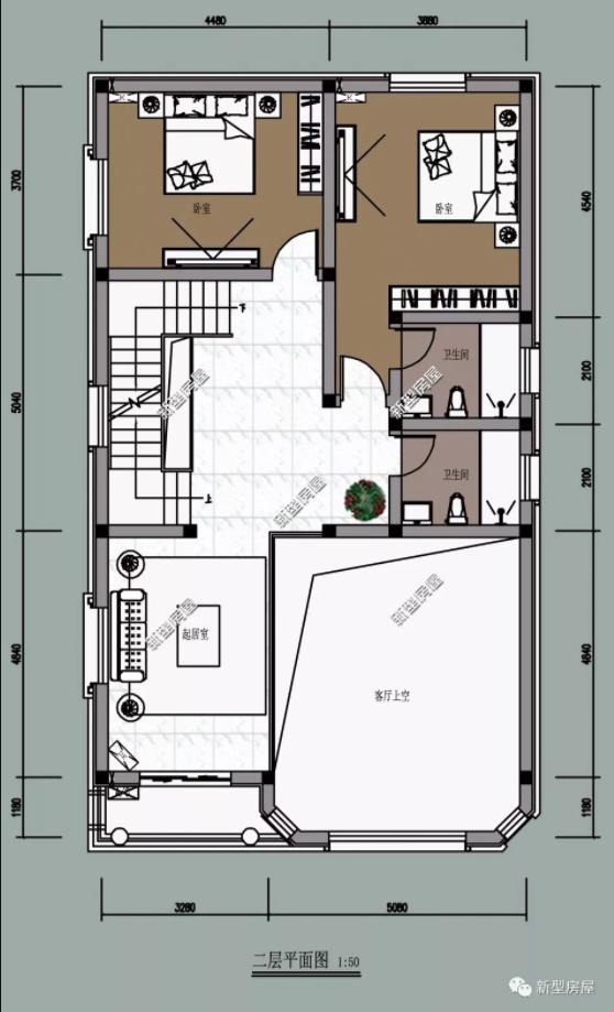 客廳挑空的小別墅到底有多漂亮？單看外觀我就給99個贊