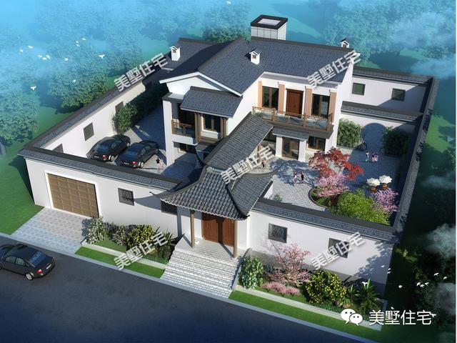 10款富貴大氣的中式合院別墅設(shè)計(jì)，每一棟都可以傳承百年