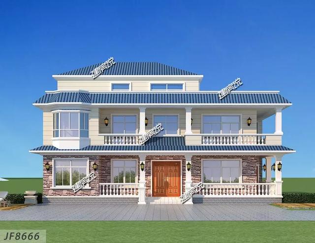 在農村修建一棟自己的別墅，艷壓十里八鄉