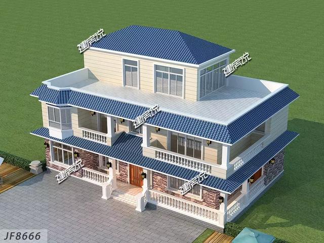 在農村修建一棟自己的別墅，艷壓十里八鄉