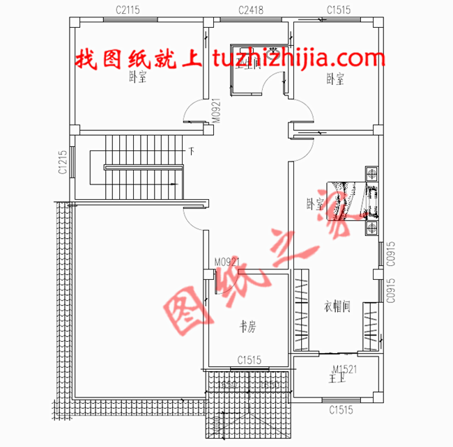 經(jīng)濟型農(nóng)村二層半別墅房屋設(shè)計圖，只要30萬就能建成！