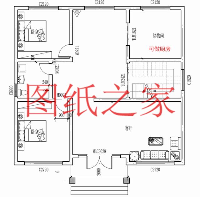 130平12X11米三層別墅，主體造價才40萬，這下里子面子全有了！