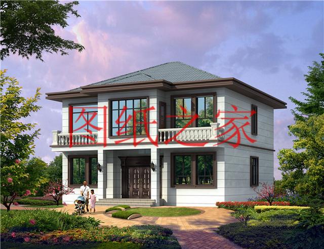 130平12X11米三層別墅，主體造價才40萬，這下里子面子全有了！