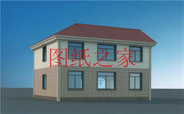 130平12X11米三層別墅，主體造價才40萬，這下里子面子全有了！