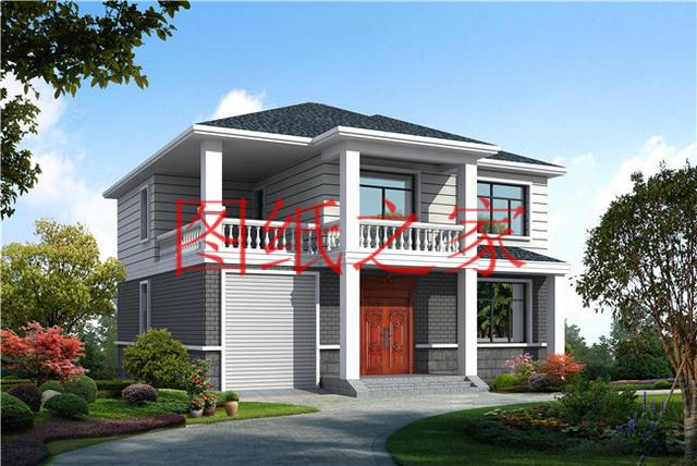 130平12X11米三層別墅，主體造價才40萬，這下里子面子全有了！