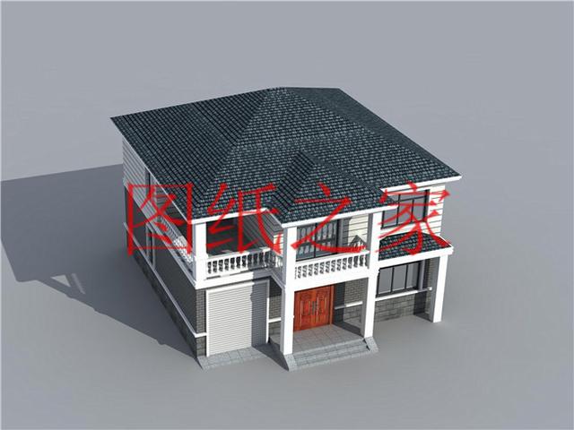 130平12X11米三層別墅，主體造價才40萬，這下里子面子全有了！