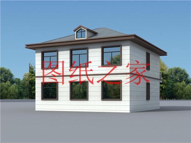 130平12X11米三層別墅，主體造價才40萬，這下里子面子全有了！