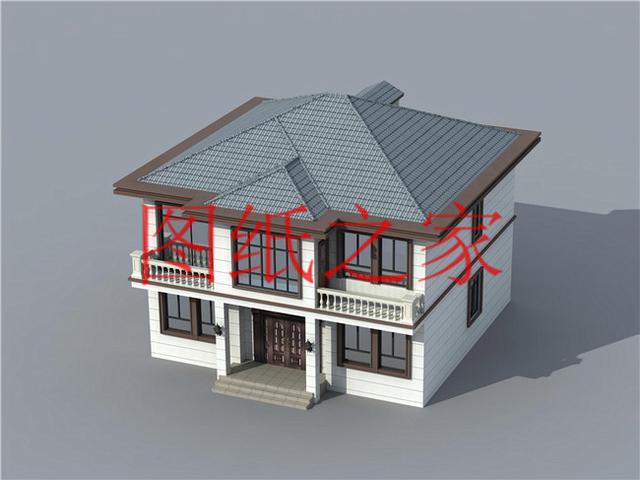 130平12X11米三層別墅，主體造價才40萬，這下里子面子全有了！