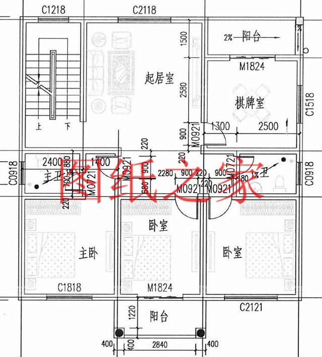 11X11米經典大氣農村三層別墅，方正戶型大家都喜歡！