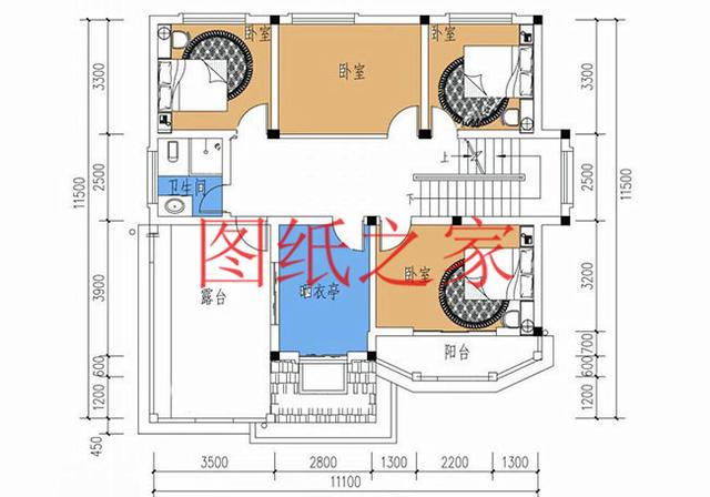 11X11米經典大氣農村三層別墅，方正戶型大家都喜歡！