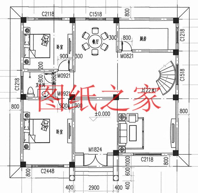 11X11米經典大氣農村三層別墅，方正戶型大家都喜歡！