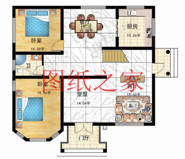 11X11米經典大氣農村三層別墅，方正戶型大家都喜歡！
