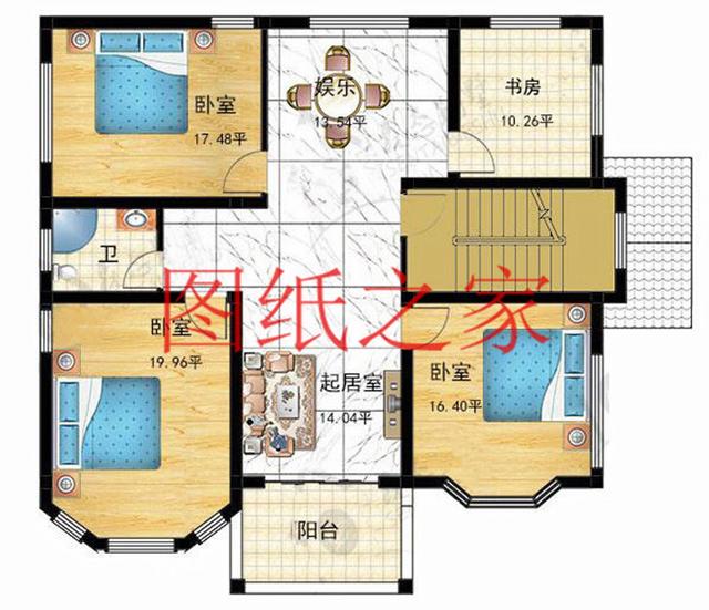 11X11米經典大氣農村三層別墅，方正戶型大家都喜歡！