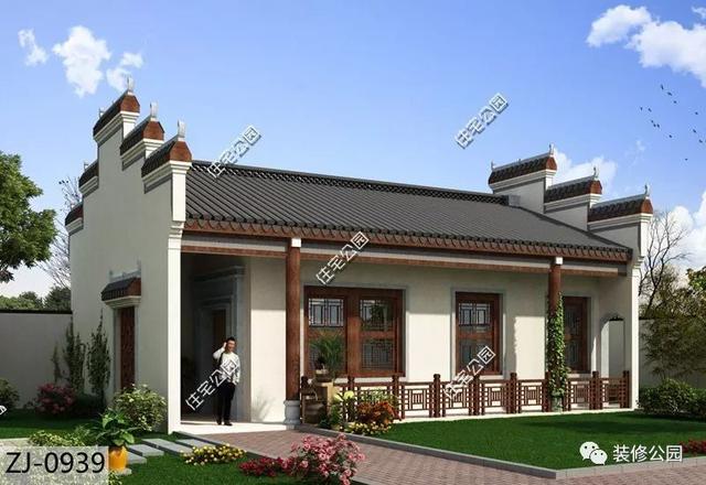 農村建房還是中式最好看，派平層自建住宅也能秒殺洋別墅！