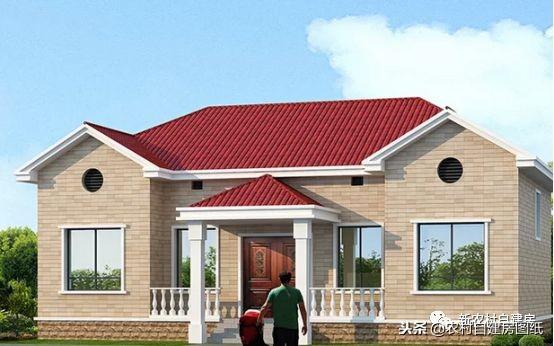 進(jìn)深只有9米怎么設(shè)計(jì)農(nóng)村自建房？這5款農(nóng)村別墅，一層二層三層都有