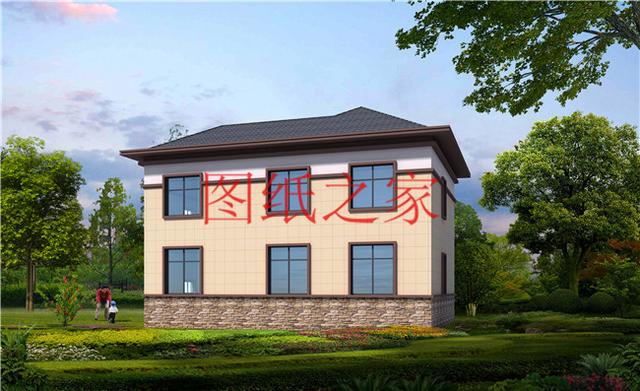 13x10米三層實用戶型，1帶車庫，1、3都有露臺，造價只要30萬！