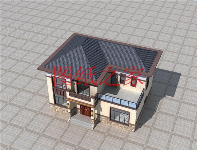 13x10米三層實用戶型，1帶車庫，1、3都有露臺，造價只要30萬！