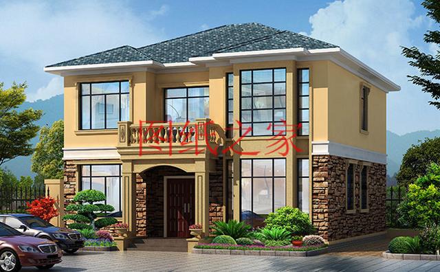 11x11米經(jīng)典二層別墅，精致漂亮、溫馨舒適，25萬(wàn)就能建好！