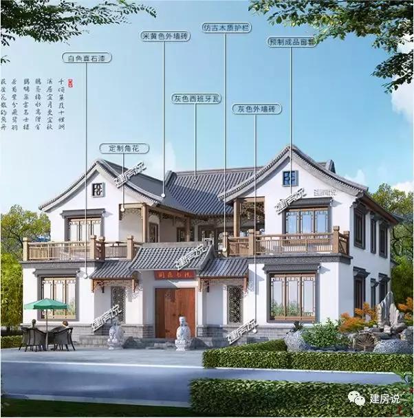 最漂亮的農(nóng)村自建別墅，傳統(tǒng)四合院，真是美極了