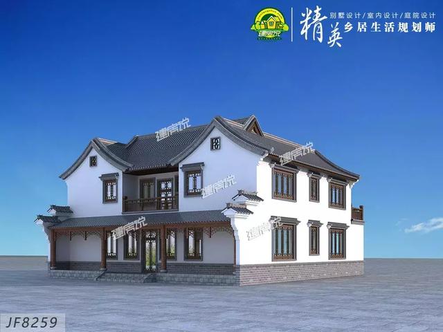 最漂亮的農(nóng)村自建別墅，傳統(tǒng)四合院，真是美極了