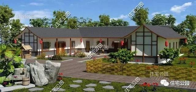 回老家自建房，來棟中式合院怎么樣？這幾套3合院4合院隨你挑