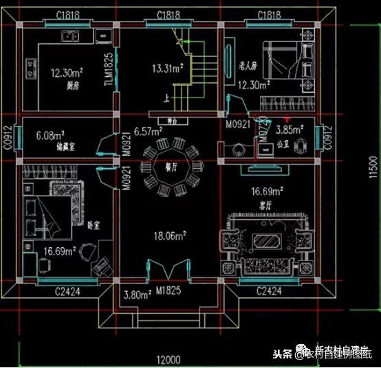 家里人多先別慌，這5款多臥室二層別墅設(shè)計(jì)圖，親戚再多也不怕