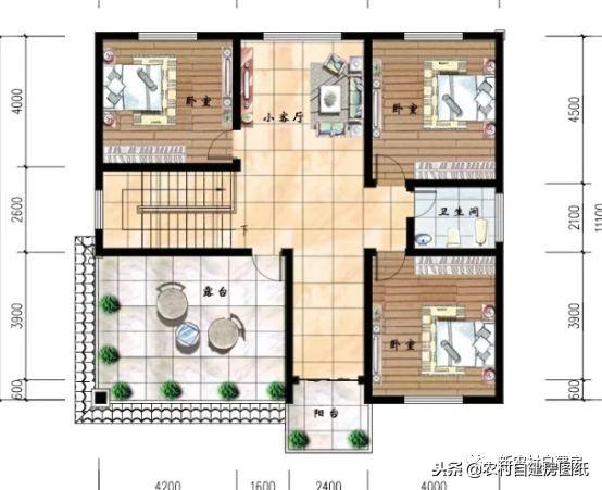 家里人多先別慌，這5款多臥室二層別墅設(shè)計(jì)圖，親戚再多也不怕