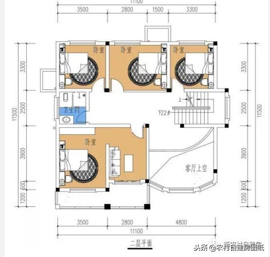 120平宅基也能建三層小洋樓，氣勢(shì)不遜色大別墅，大家看了都羨慕