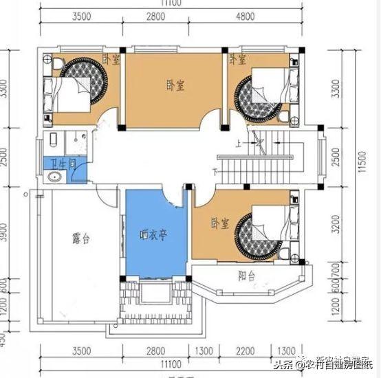 120平宅基也能建三層小洋樓，氣勢(shì)不遜色大別墅，大家看了都羨慕