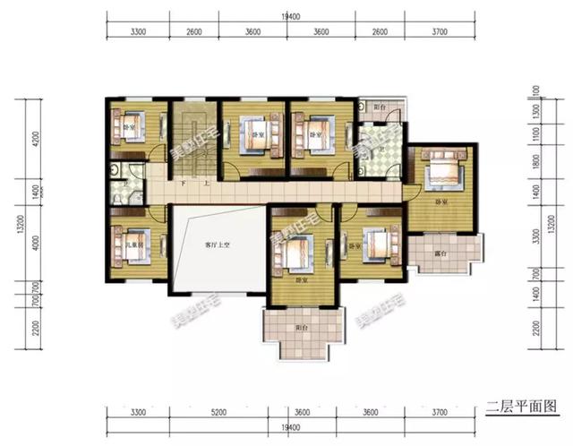 6套帶挑空客廳的簡歐風農村別墅設計，建好就是村里地標