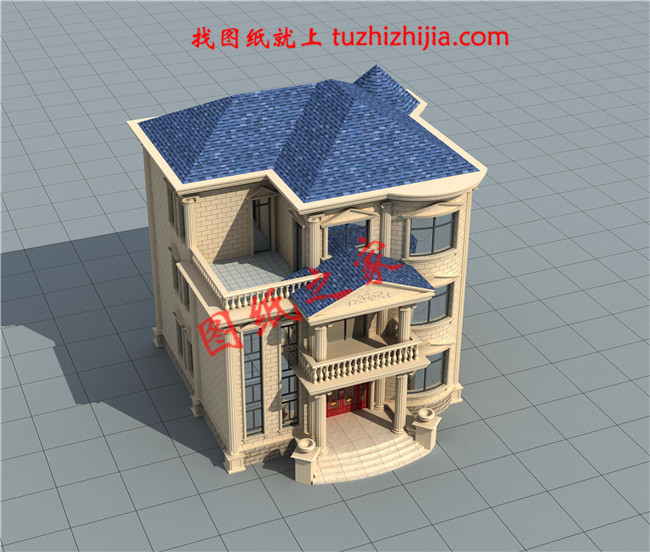 150平米左右歐式三層鄉(xiāng)村別墅設(shè)計(jì)圖,客廳中空