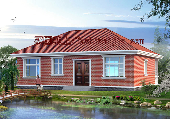 8套農(nóng)村漂亮三間平房圖片，非常適合在農(nóng)村修建！