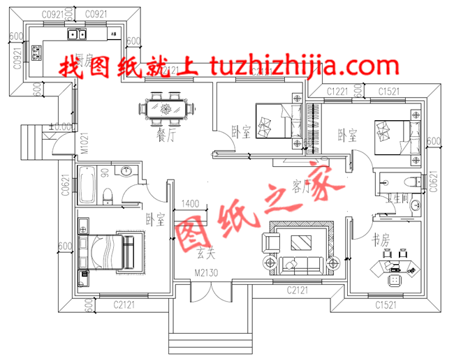 8套農(nóng)村漂亮三間平房圖片，非常適合在農(nóng)村修建！