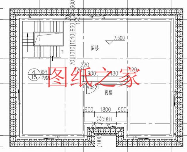 120平米二層別墅，12X10米戶型方正，喜歡就快點回家建房吧！
