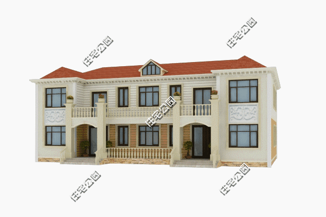 農村兄弟建雙拼別墅，輪流孝敬父母，一家和和美美的！