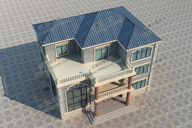 別墅建成之后比效果圖還好看！14.1X11.3米才40萬真是優秀！