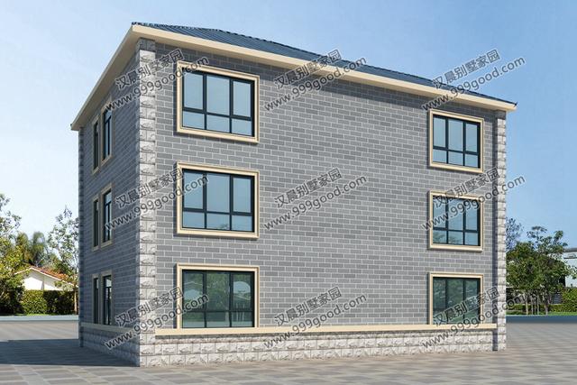 別墅建成之后比效果圖還好看！14.1X11.3米才40萬真是優秀！