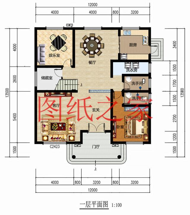 5套開間12米的二層別墅，戶型方正實用，人人都喜歡！