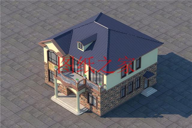 5套開間12米的二層別墅，戶型方正實用，人人都喜歡！