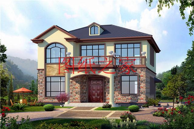 5套開間12米的二層別墅，戶型方正實用，人人都喜歡！