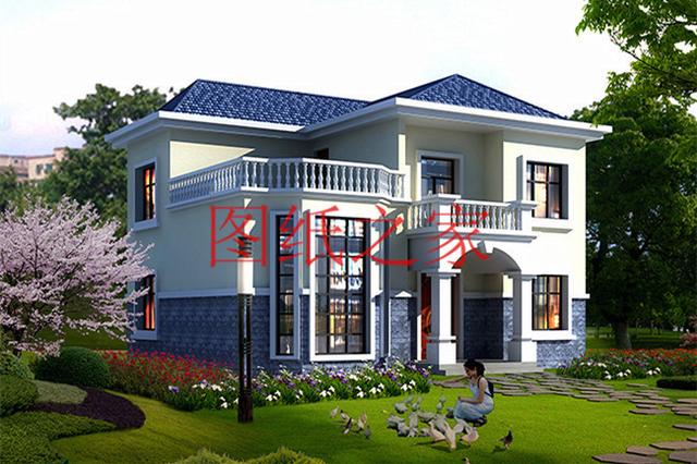 5套開間12米的二層別墅，戶型方正實用，人人都喜歡！