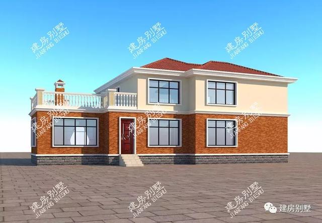 開間18.4米的兩層自建別墅設計圖，還有傳統灶房，老人年輕人都喜歡