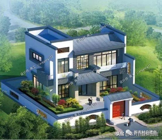 10套二層自建別墅設計圖推薦 第3款經濟又舒適 第8款可以說是別墅中的愛馬仕